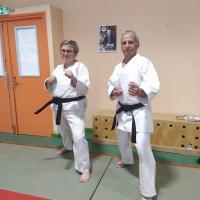 Isabelle et Jean-Jacques, réussite examen 1er dan
